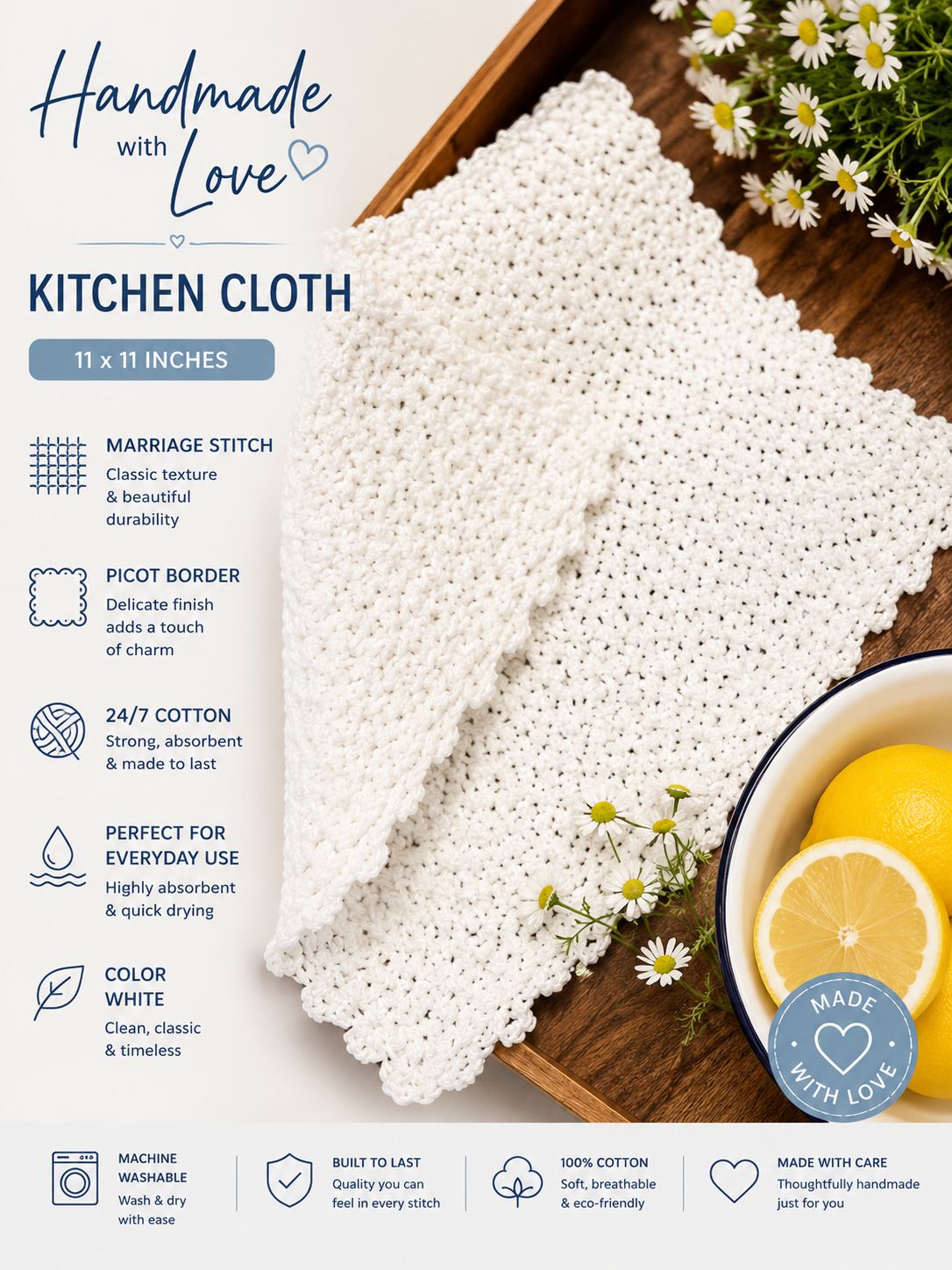 Signature Harmony Kitchen Cloth 🤍