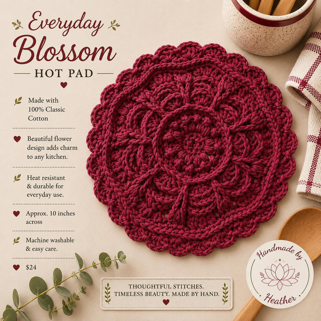 Everyday Blossom Hot Pad
