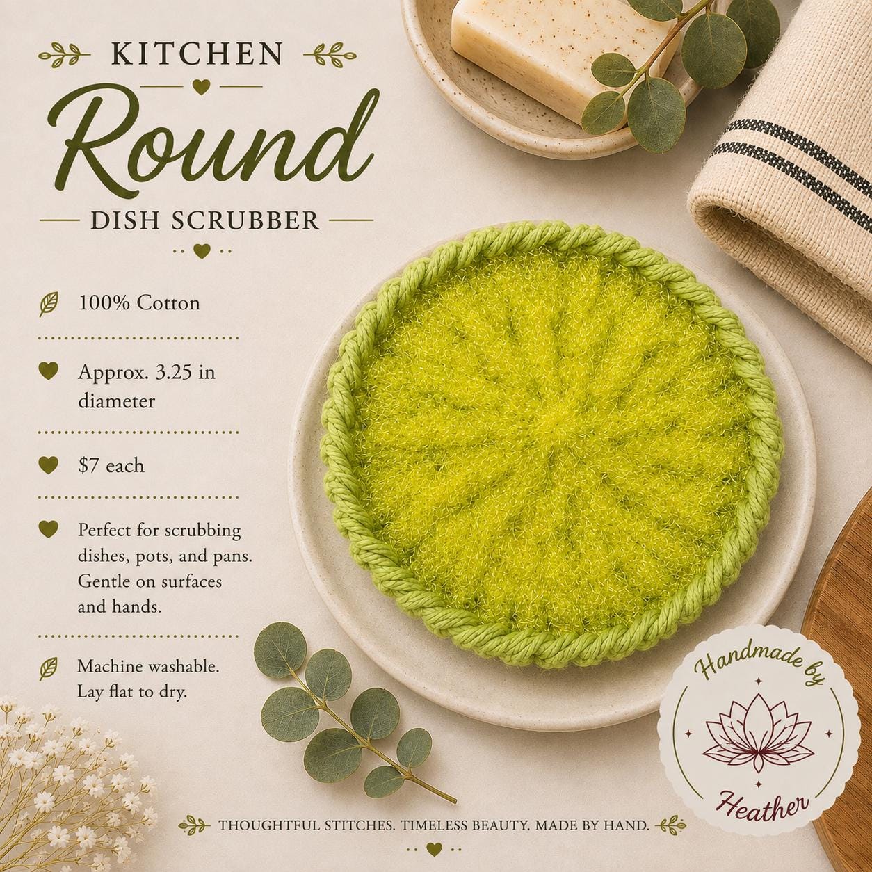 Kitchen Dish Scrubber