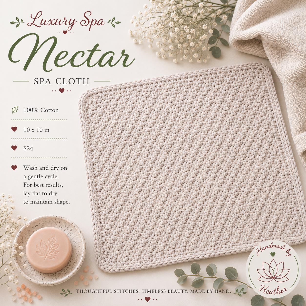 Luxury Nectar Spa Cloth