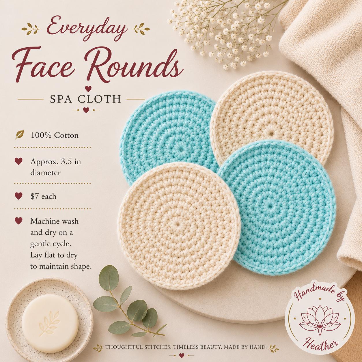 Everyday Reusable Face Rounds
