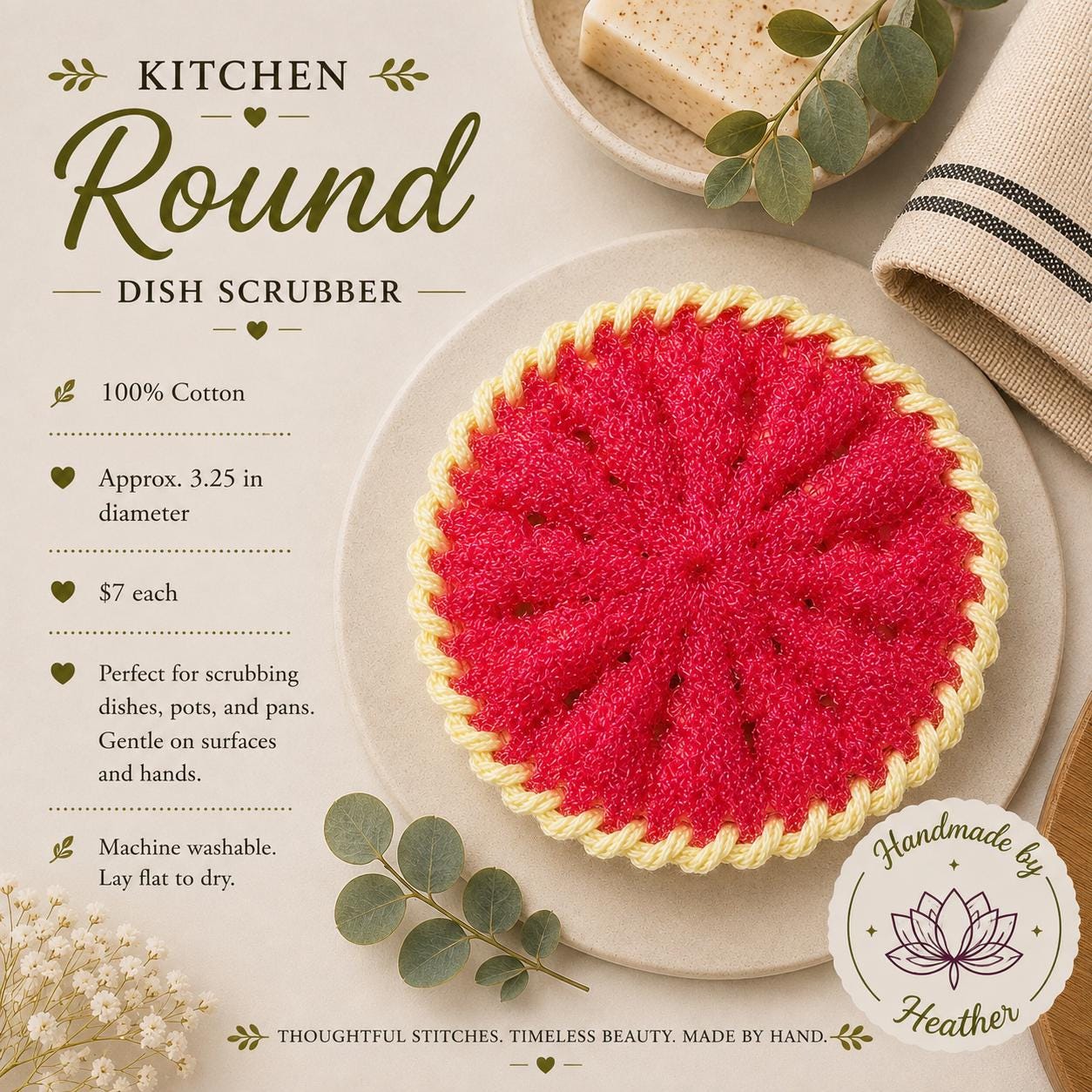Kitchen Dish Scrubber